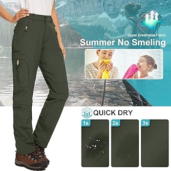 Women's Hiking Pants Convertible Quick Dry Stretch